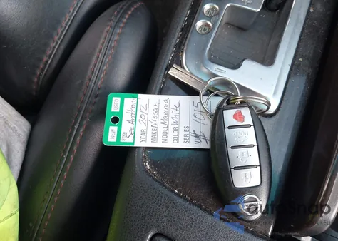 2012 Nissan Maxima 3.5 Sv из США, поврежденный, VIN 1N4AA5AP7CC862800